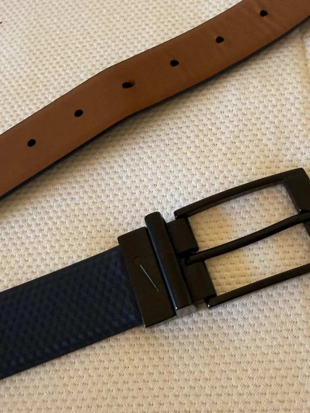 Mens Nike reversible belt